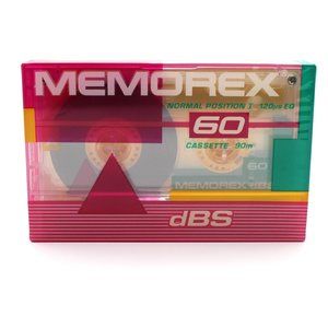 Memorex DBS 60 Normal Position I Blank Audio Cassette Tape 60 Min New Sealed